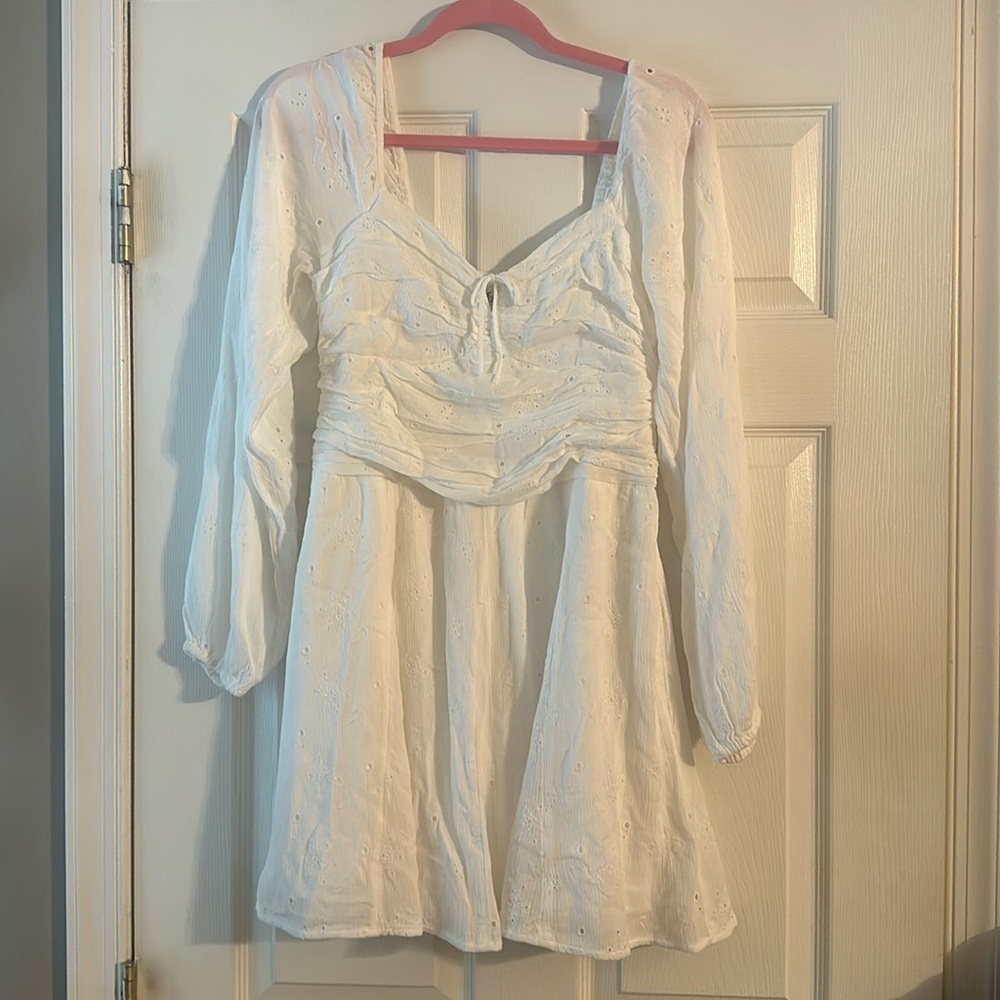 Hollister eyelet romper-dress